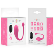 INTENSE - JANICE U Sensory Device DOUBLE STIMULATION 10 VIBRATIONS PINK REMOTE CONTROL