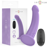 INTENSE - EDDIE Sensory Device 17.5 CM 10 VIBRATIONS PURPLE REMOTE CONTROL
