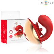 INTENSE - MARIAH Sensory Device & STIMULATOR IN U SHAPE 10 VIBRATIONS RED