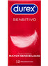 DUREX – SENSITIVE KONDOME 12 STÜCK