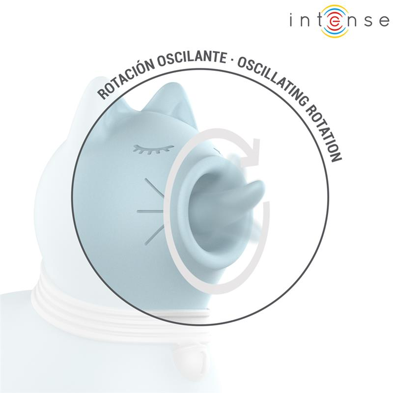 INTENSE - DUCHESS STIMULATOR MIT DREHBARER ZUNGE 360º BLAU