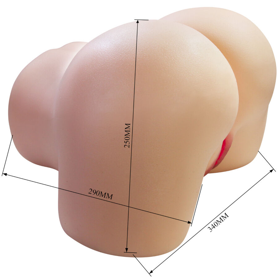 CRAZY BULL - JULIA REALISTISCHER DAMEN PO VAGINA UND ANUS 11 KG