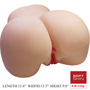 CRAZY BULL - JULIA REALISTISCHER DAMEN PO VAGINA UND ANUS 11 KG