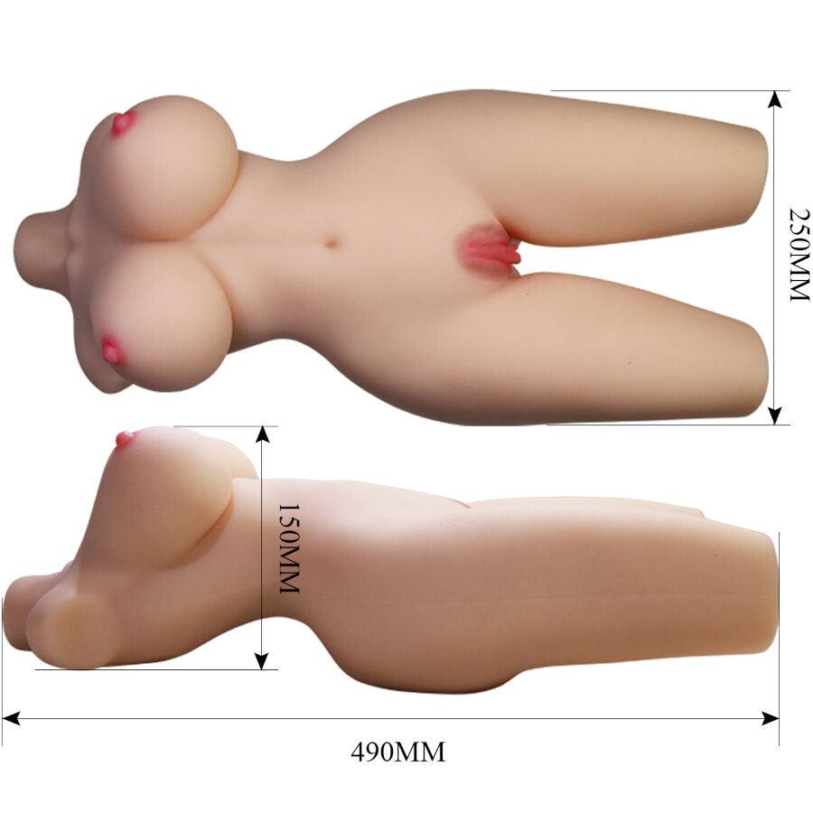 CRAZY BULL - TIFFANY REALISTISCHER FRAUENOBERKÖRPER VAGINA UND ANAL 5.5 KG