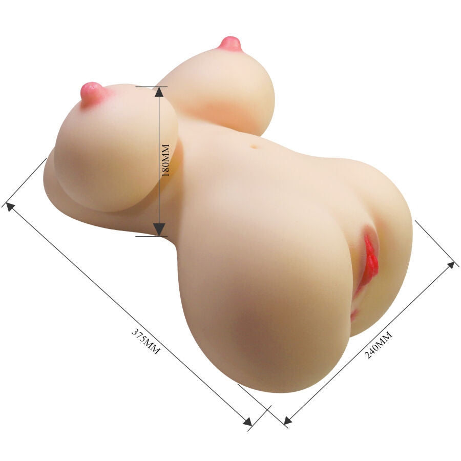 CRAZY BULL - FIONA REALISTISCHER FRAUENOBERKÖRPER VAGINA UND ANAL 7.1 KG