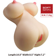 CRAZY BULL - FIONA REALISTISCHER FRAUENOBERKÖRPER VAGINA UND ANAL 7.1 KG