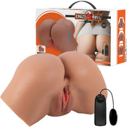 CRAZY BULL - HAILEY Sensory Device BUTT WITH REALISTIC VAGINA AND ANUS CONTROL REMOTO