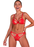 PASSION - ANUVERA BRA + THONG SET FIRE BRICK S/M