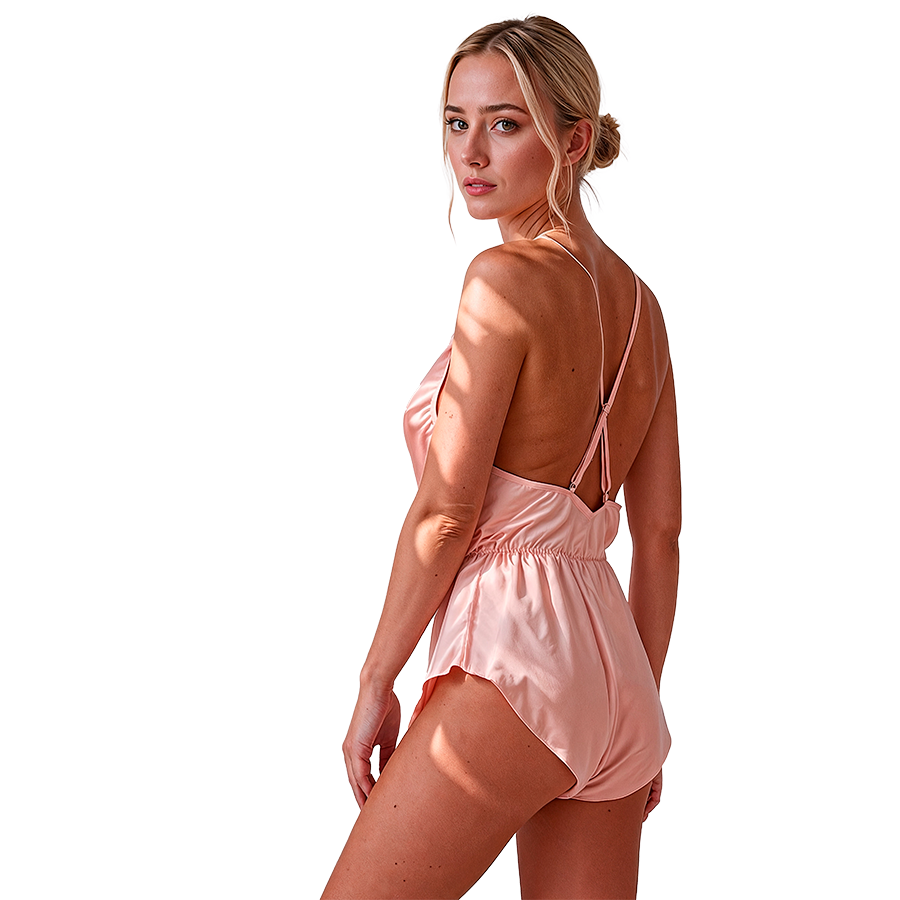 SENSUAL SATIN BODYSUIT