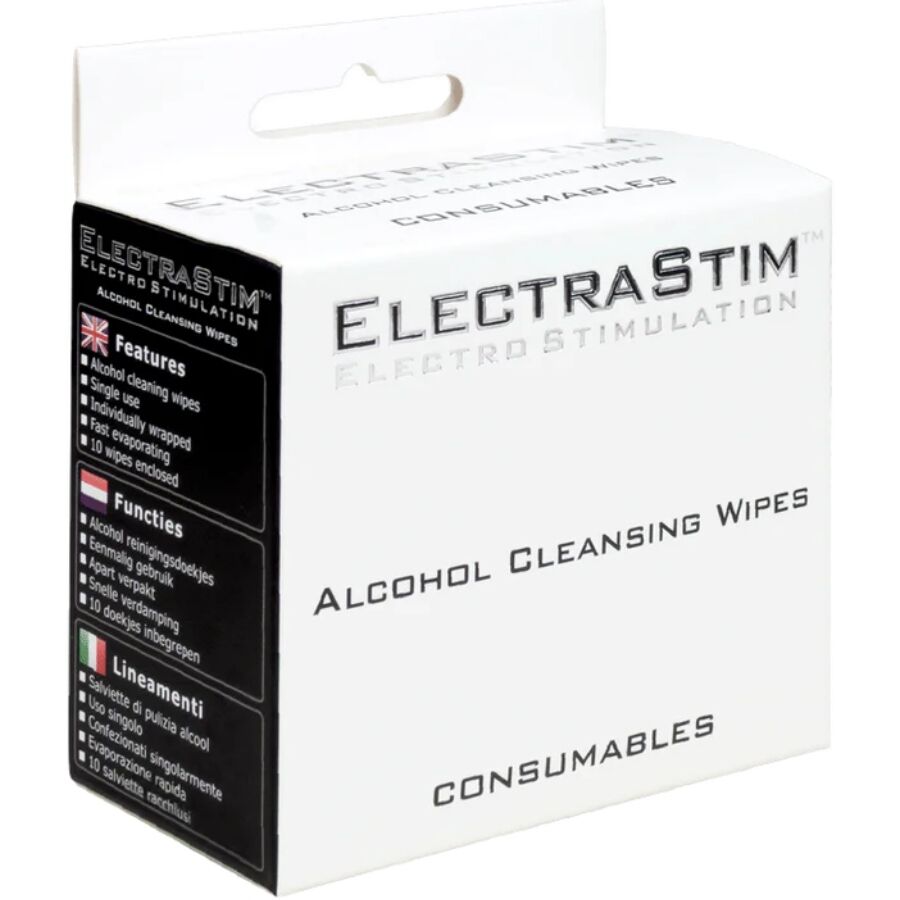 ELECTRASTIM - ALKOHOL-REINIGUNGSTÜCHER 10 STÜCK