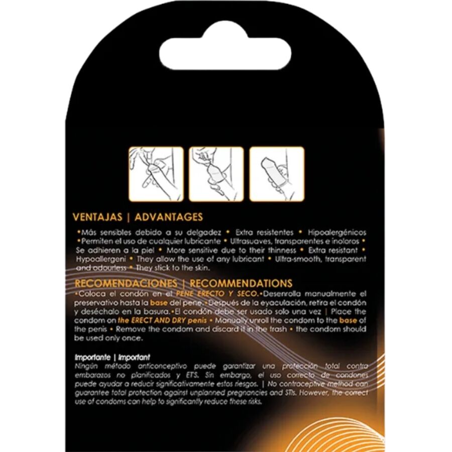 UNIQ – KLASSISCHE KONDOME LATEXFREI 3 STÜCK