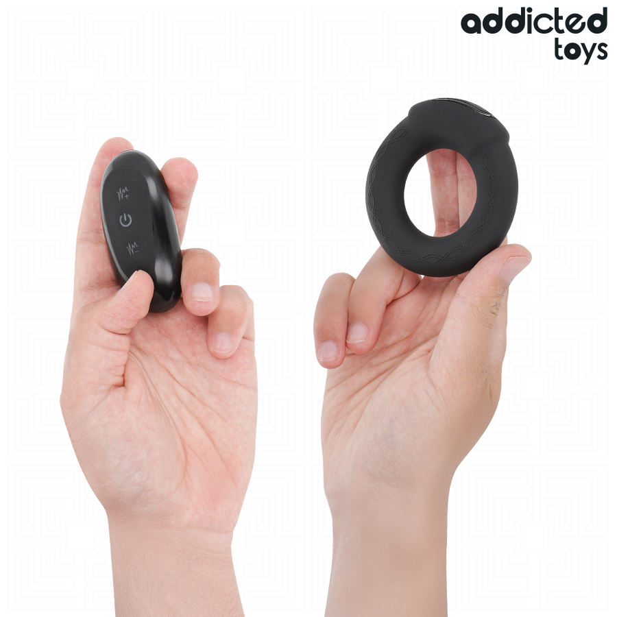 ADDICTED TOYS - HEATING EFFECT VIBRATING Intimate Wellness Ring FERNBEDIENUNG