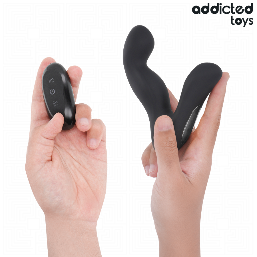 ADDICTED TOYS - OSZILLIERENDER PROSTATAMASSAGER MIT PULSATIONSMODUS FERNBEDIENUNG