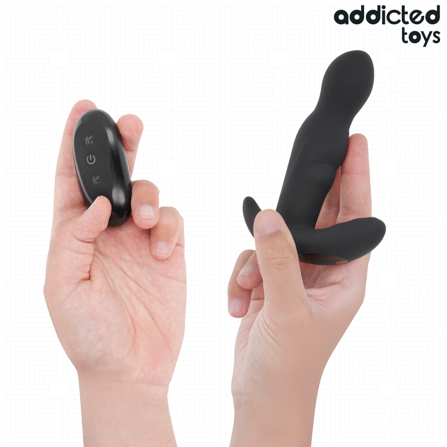 ADDICTED TOYS - ROTIERENDER, VIBRIERENDER ANUSPLUG MIT FERNBEDIENUNG