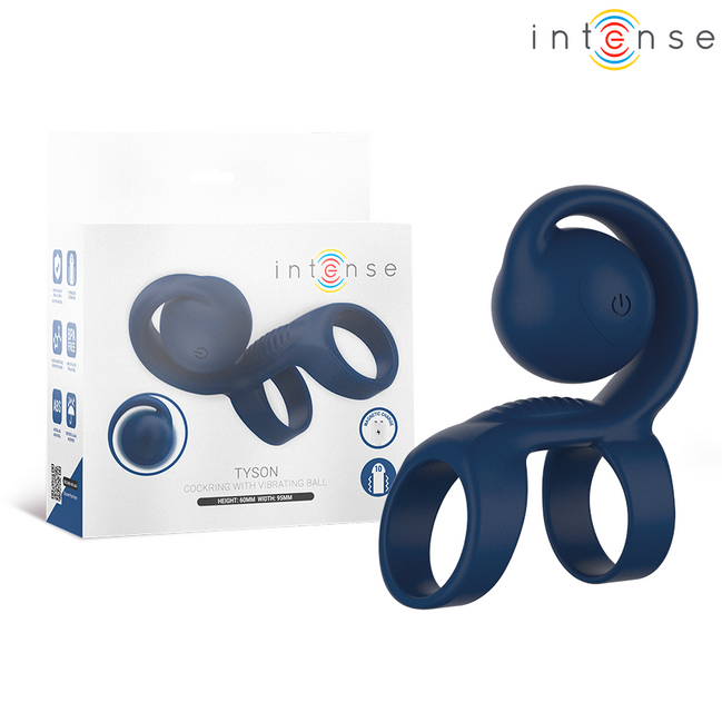 INTENSE - TYSON Intim-Wellness-Ring MIT VIBRIERENDEM BALL Ø 3,2 CM