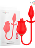 INTENSE - MELANIE DOUBLE CLITORIS STIMULATOR WITH ZIGZAG TONGUE