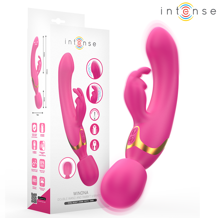 INTENSE - WINONA DOUBLE Sensory Device RABBIT & WAND