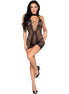 LEG AVENUE - 81675 NECKHALTER-MINIKLEID SCHWARZ - EINHEITSGRÖSSE