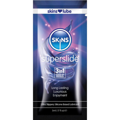 SKINS - SUPERSLIDE SILICONE-BASED LUBRICANT SINGLE CAN 5 ML