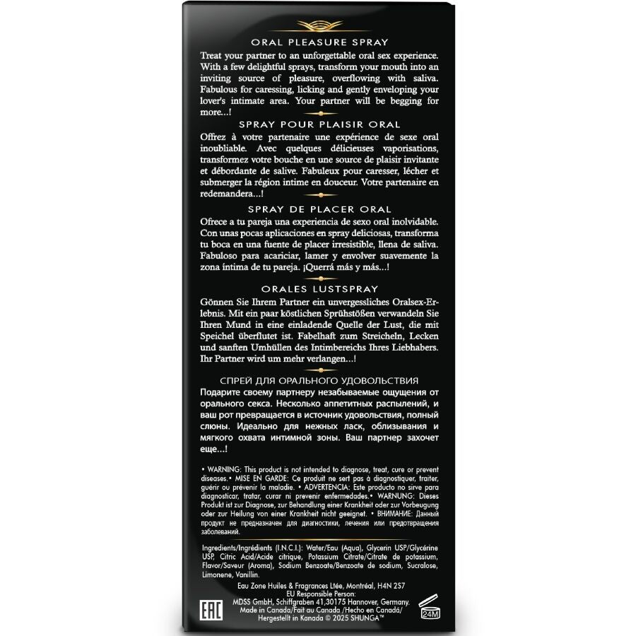 SHUNGA - WAVES PLEASURE SPRAY ORAL VERFÜHRERISCHE WASSERMELONE 20 ML