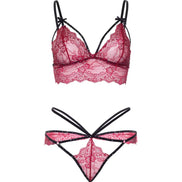 LEG AVENUE - 81623 BH + STRING SET BURGUND S