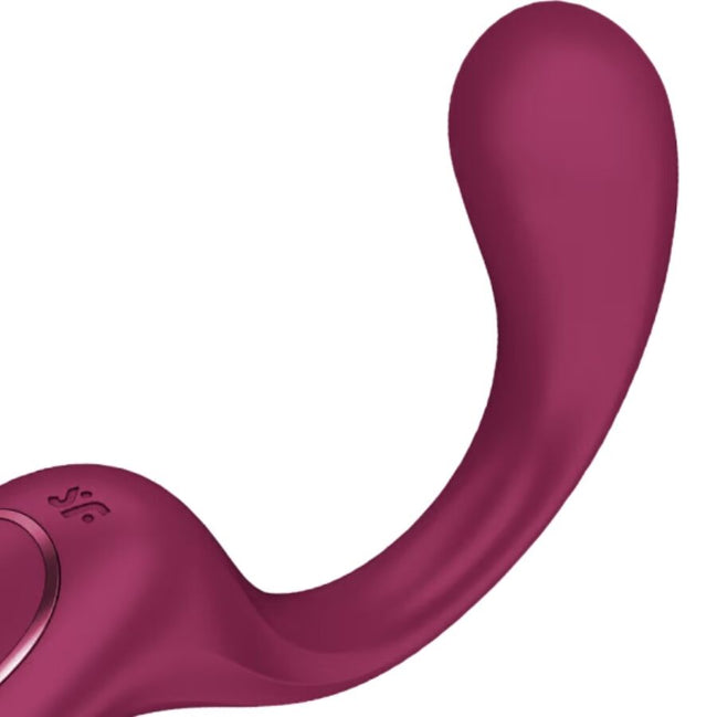 SATISFYER - G FOR GODDESS 2 RABBIT Sensory Device BOTTLE BORDEAUX