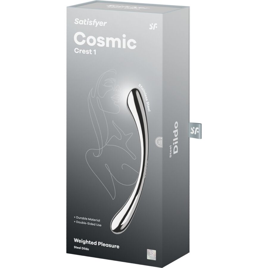 SATISFYER - COSMIC CREST 1 STAINLESS STEEL DOUBLE-ENDED Wellness Device