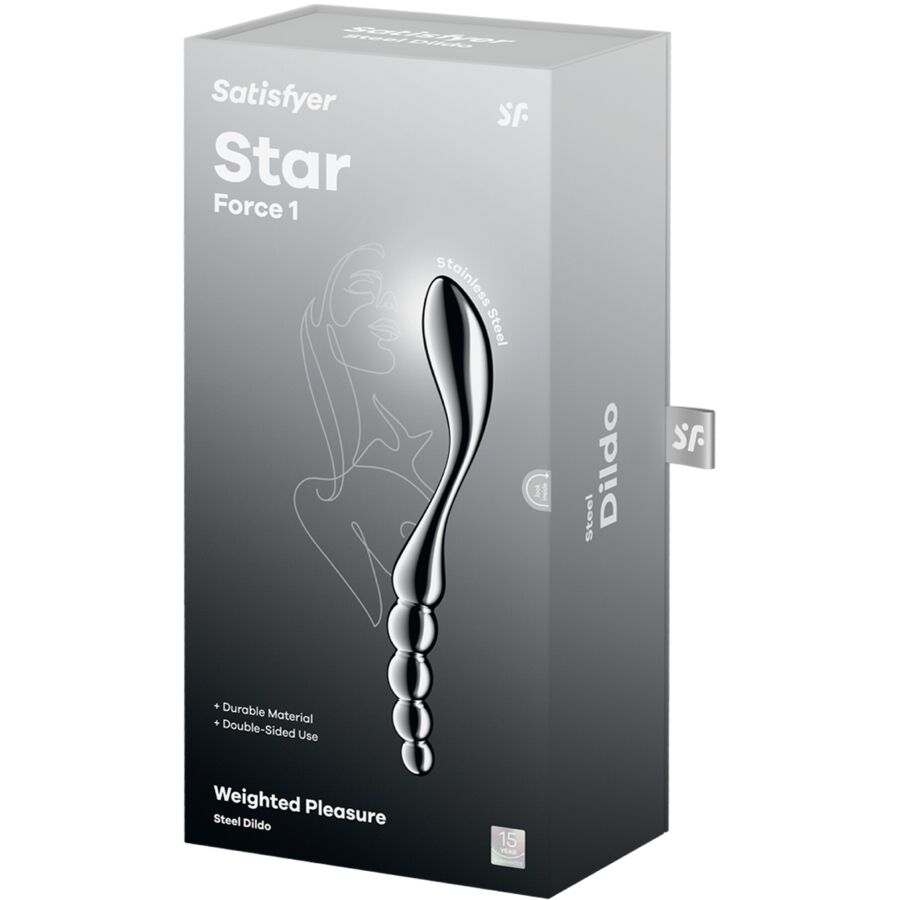 SATISFYER - STAR FORCE 1 STAINLESS STEEL DOUBLE-ENDED Wellness Device