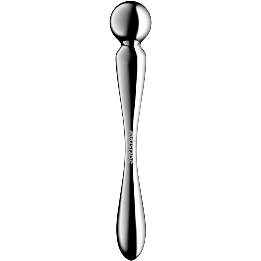 SATISFYER - STAR FORCE 2 EDELSTAHL DOPPELENDIGES Wellness-Gerät