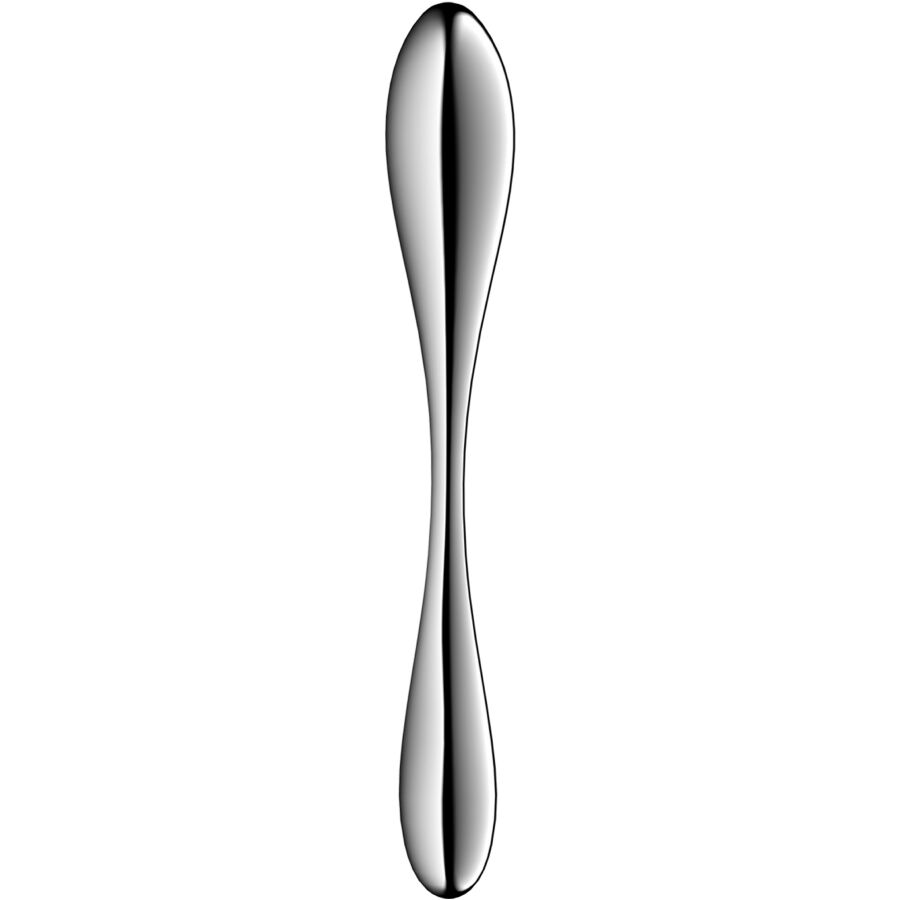SATISFYER - STAR FORCE 3 DOPPELENDIGES WELLNESS-GERÄT AUS EDELSTAHL