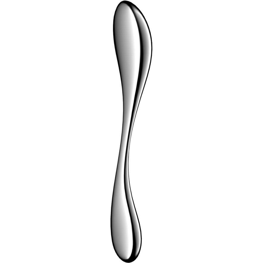 SATISFYER - STAR FORCE 3 DOPPELENDIGES WELLNESS-GERÄT AUS EDELSTAHL