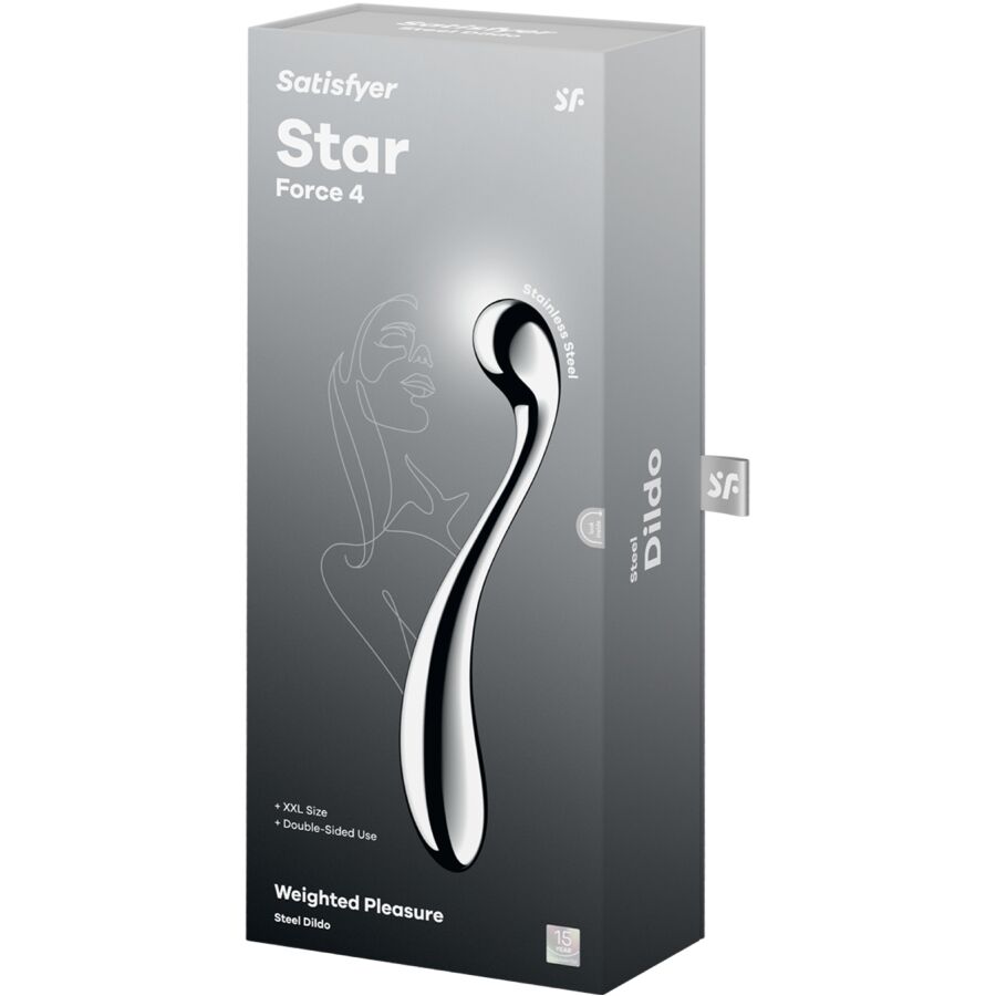 SATISFYER - STAR FORCE 4 STAINLESS STEEL DOUBLE-ENDED Wellness Device