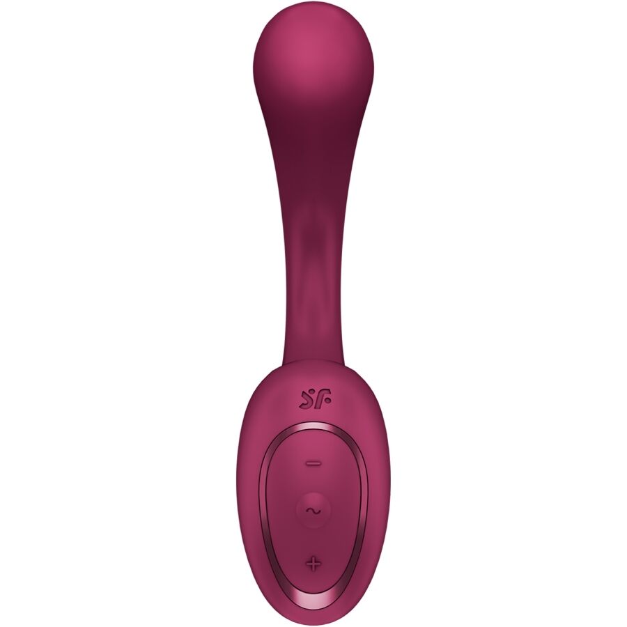 SATISFYER - G FOR GODDESS 2 RABBIT Sensory Device BOTTLE BORDEAUX