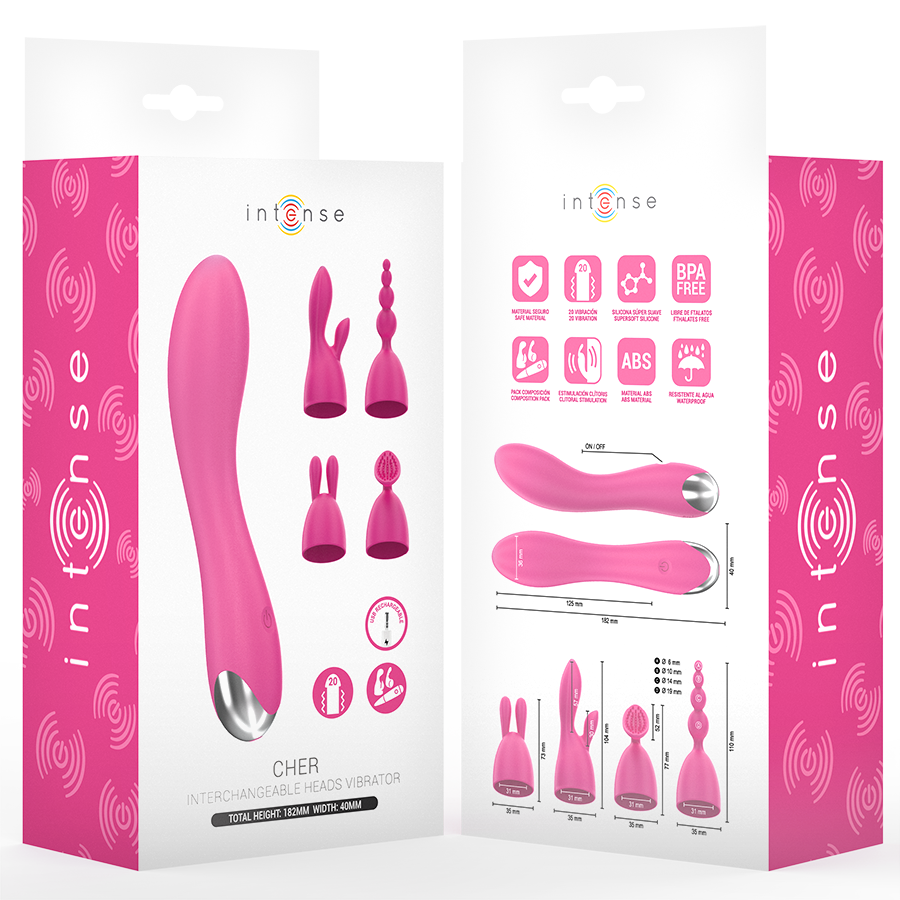 INTENSE - CHER INTERCHANGEABLE HEADS Sensory Device