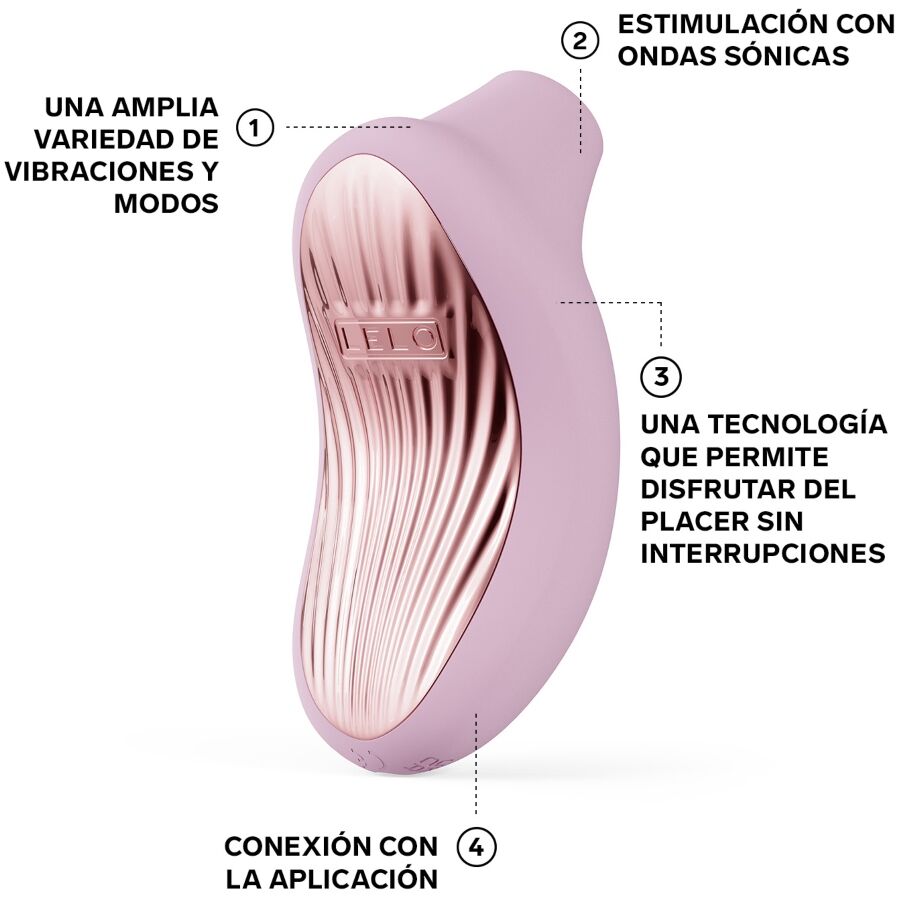 Sona 3 Cruise Sonic Clitoral Massager — Soft Pink