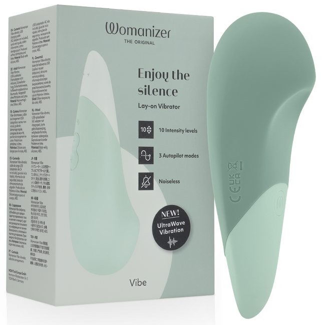 Vibe Lay-On Silent Vibrator — Sage