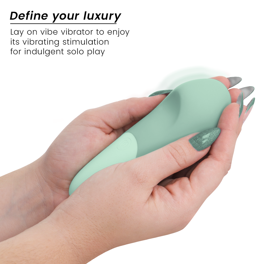 Vibe Lay-On Silent Vibrator — Sage