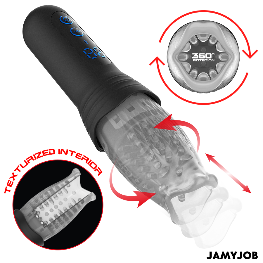 Blow-R Thrusting & Rotation Masturbator