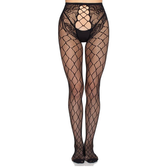 Crotchless Fishnet Tights