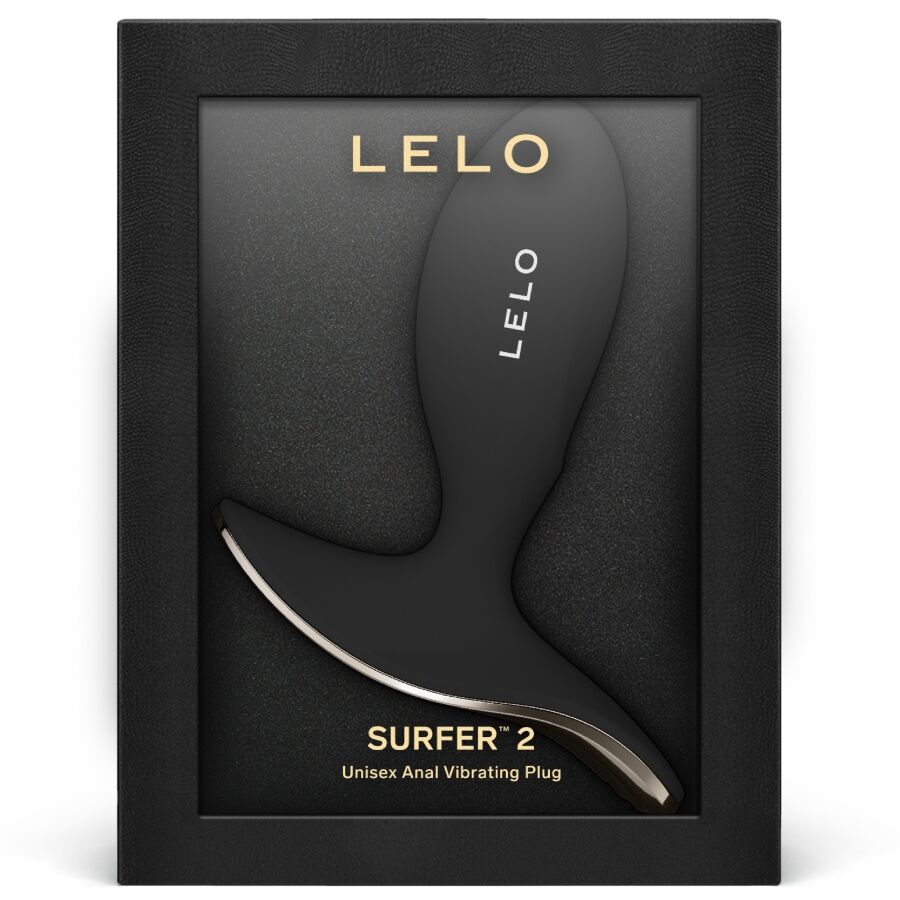 Surfer 2 Vibrating Anal Plug — Black