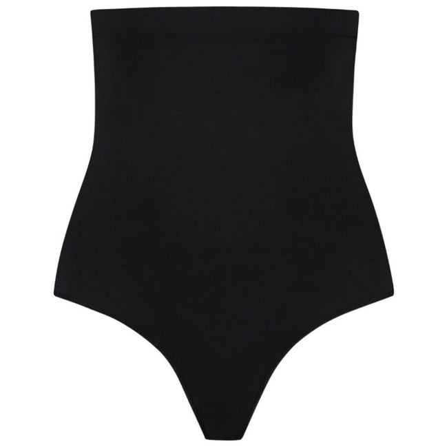 Seamless High-Waist Thong (Beige)