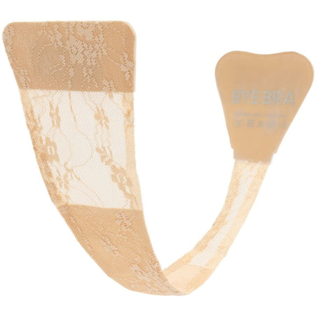 Adhesive Lace Thong (Beige)