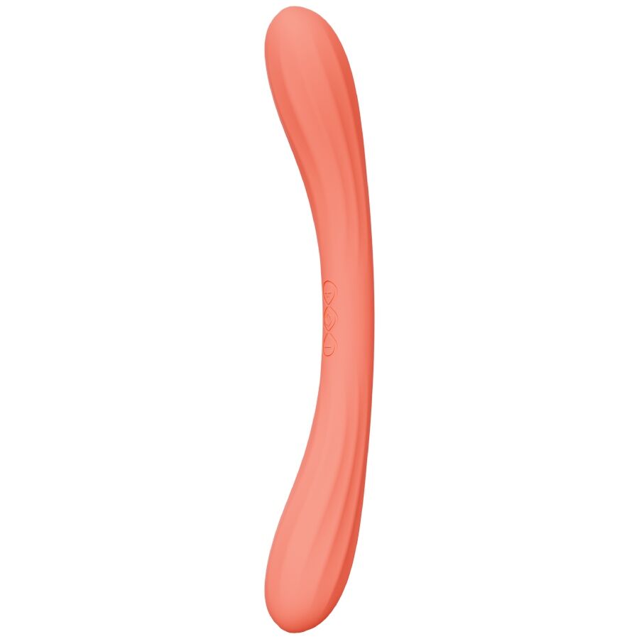 Boomerang Double-Ended Vibrator — Coral Red