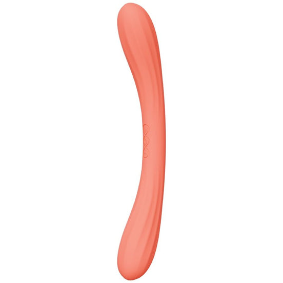 Boomerang Double-Ended Vibrator — Coral Red