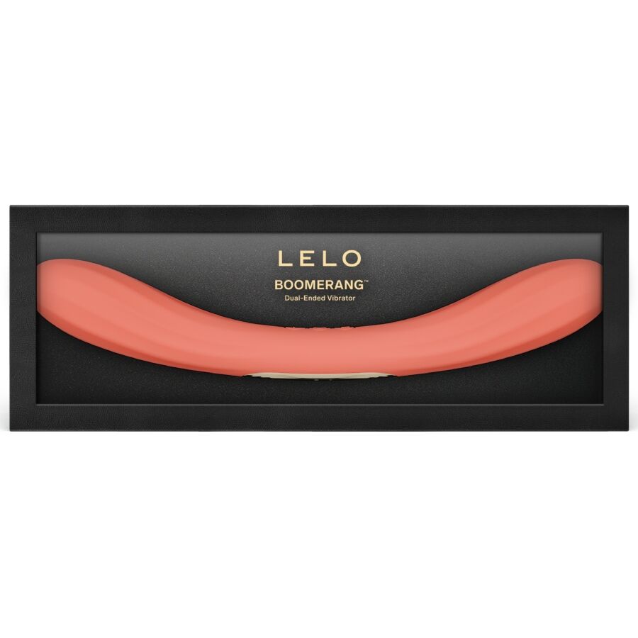 Boomerang Double-Ended Vibrator — Coral Red