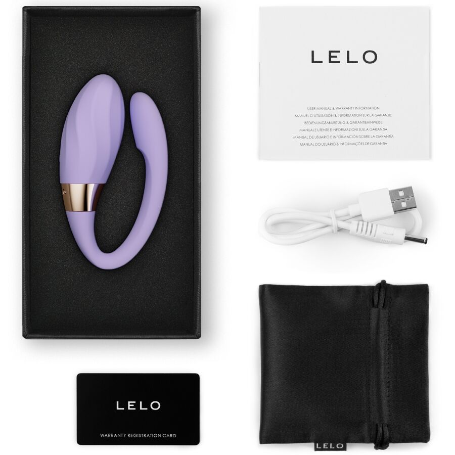 Tiani Twist Couples Vibrator — Lavender