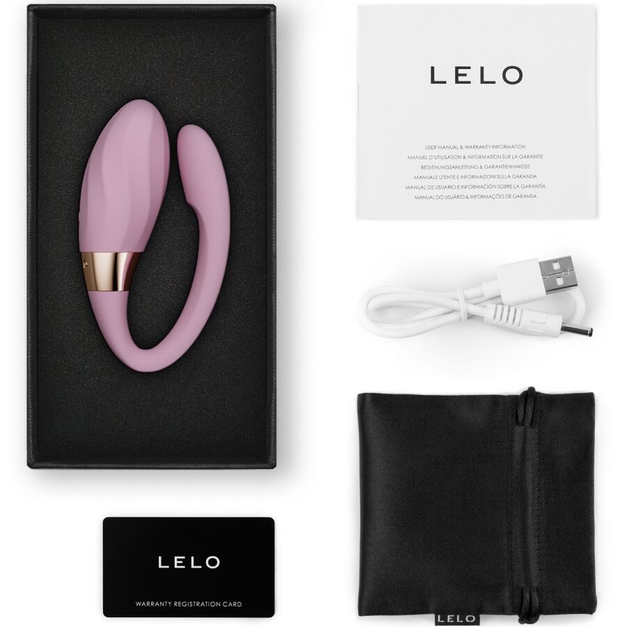 Tiani Twist Couples Vibrator — Soft Pink