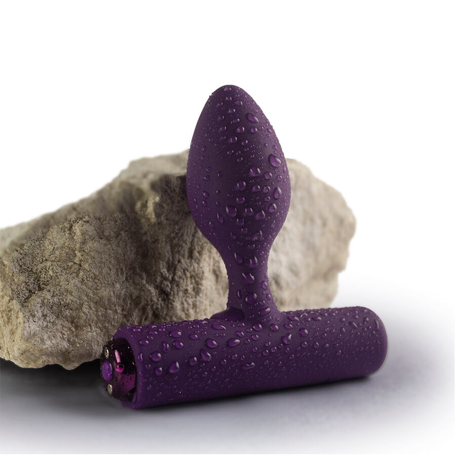 Nova Solaris Slim Vibrating Anal Plug — Purple