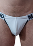Side-Stripe Brief (White)