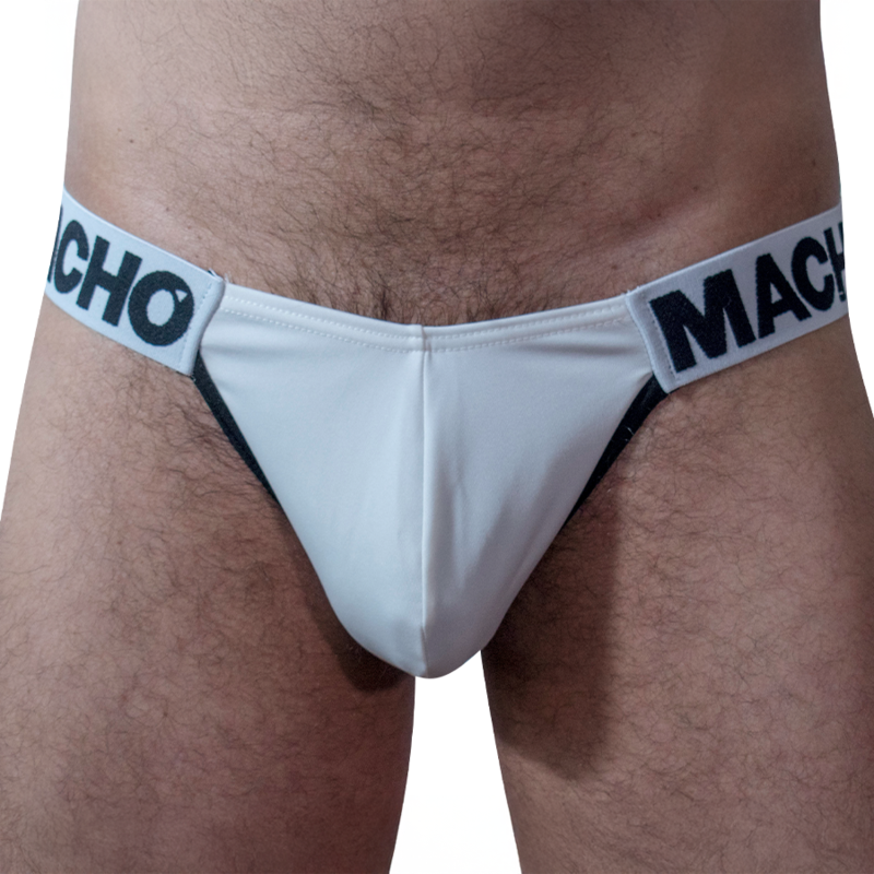 Side-Stripe Brief (White)